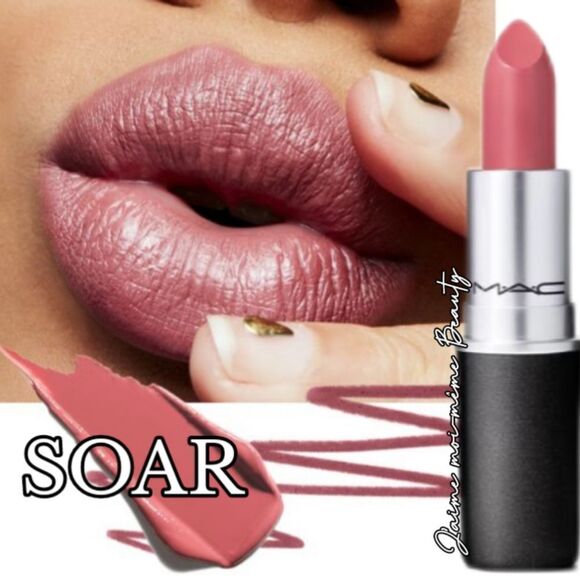 MAC Original Formula Matte Lipstick in the Shade SOAR (Cool Dusty Mauve) - Picture 1 of 14